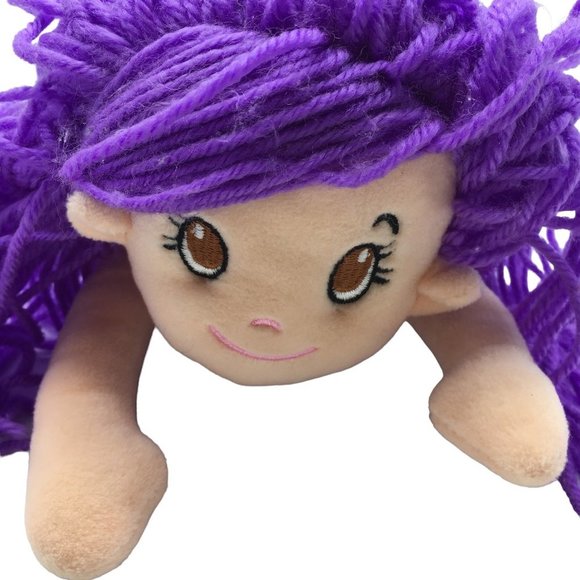 Fun Stuff Inc. Purple Hair Glitter Scales Tail Mermaid Doll Plush Toy 15.5" - Picture 2 of 9